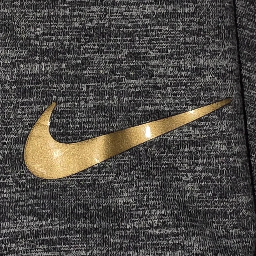 Nike NFL Super‎ Bowl 50 Grey Heather Dri-FIT Quarter Zip Pullover Mens XL